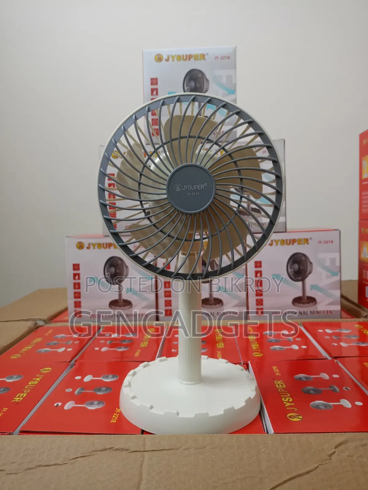 Jysuper JY 2218 Professional Rechargeable Fan