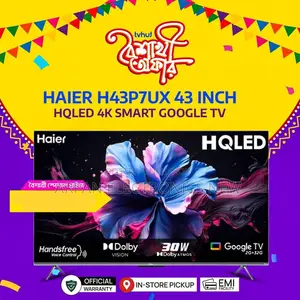 Haier 43 Inch Uhd Google Tv H43p7ux With Emi Available