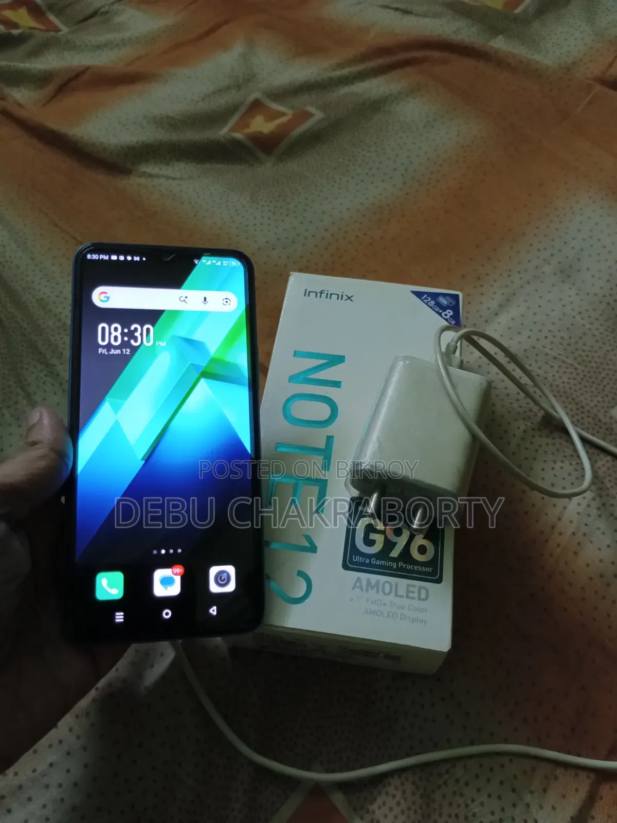 Infinix Note 12 G96 128 GB Blue