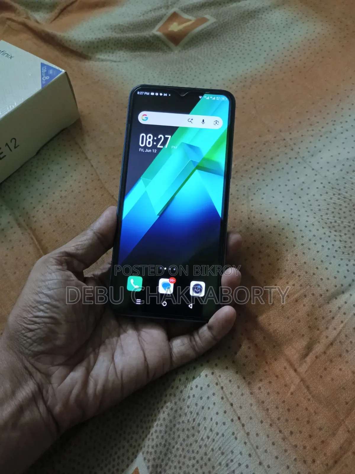 Infinix Note 12 G96 128 GB Blue