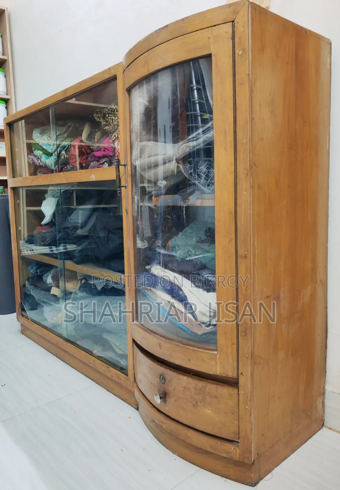 Teak Wood Showcase