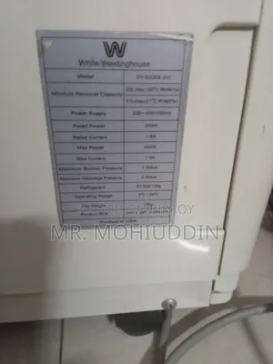 20 Liter Per Day Dehumidifier, USA.