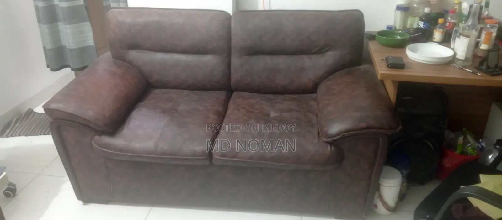 Artificial Leather 2 Seat Sofa