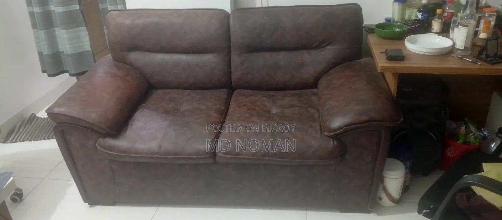 Artificial Leather 2 Seat Sofa
