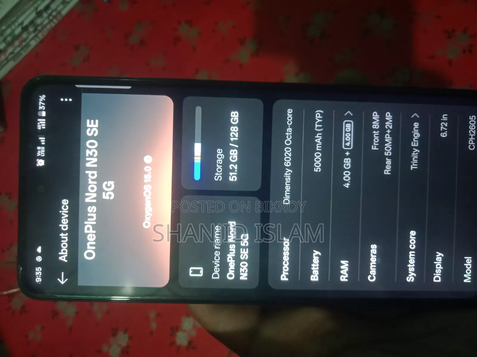 OnePlus Nord N30 128 GB Black