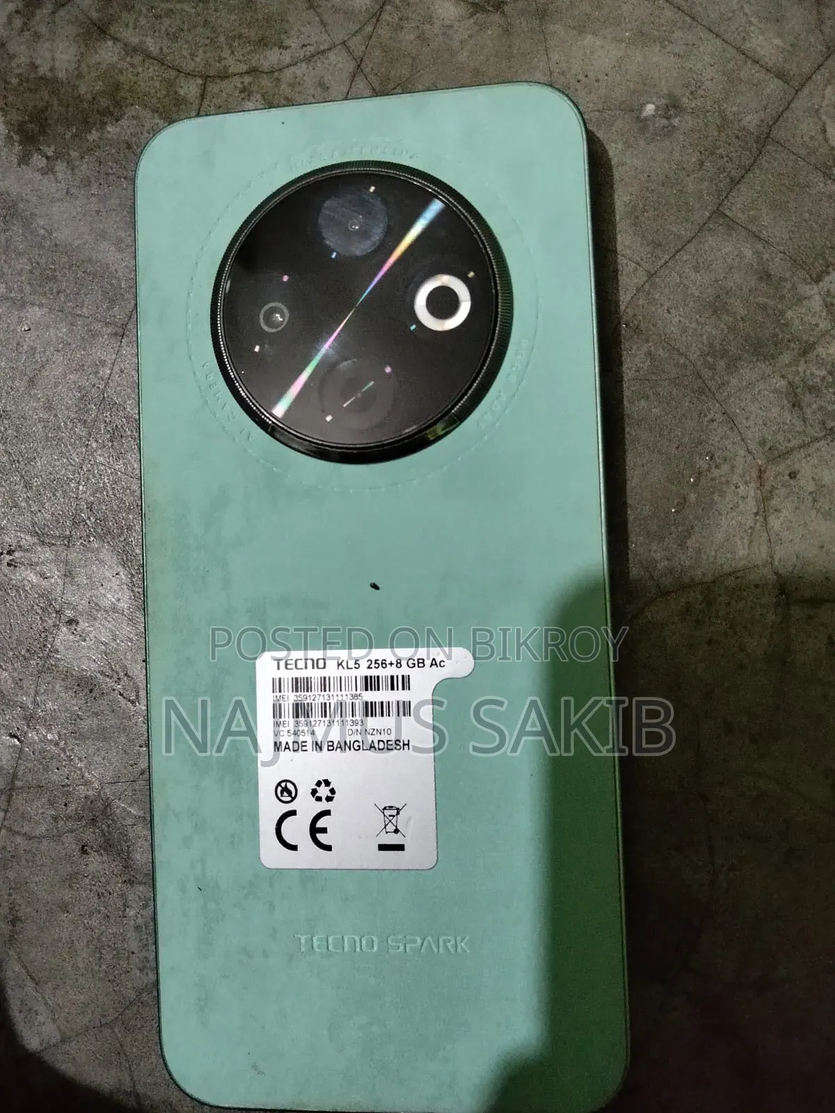 Tecno Spark 30C 128 GB Green