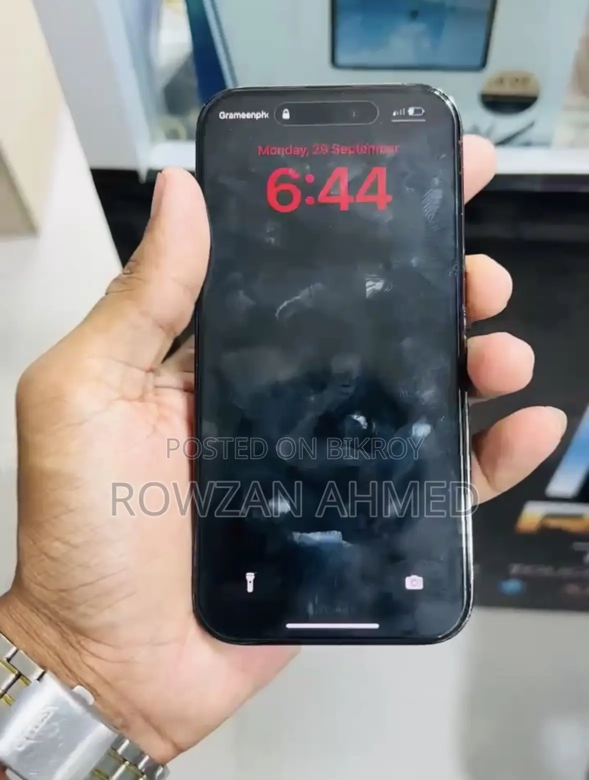 অ্যাপল আইফোন ১৪ প্রো ১২৮ জিবি ব্ল্যাক