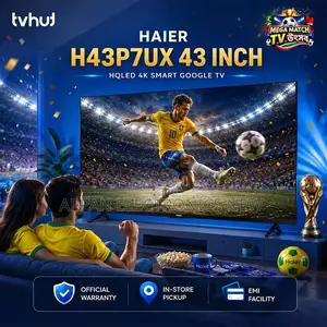 Emi Available Haier H43p7ux 43" Hqled Bezel-Less Google Tv