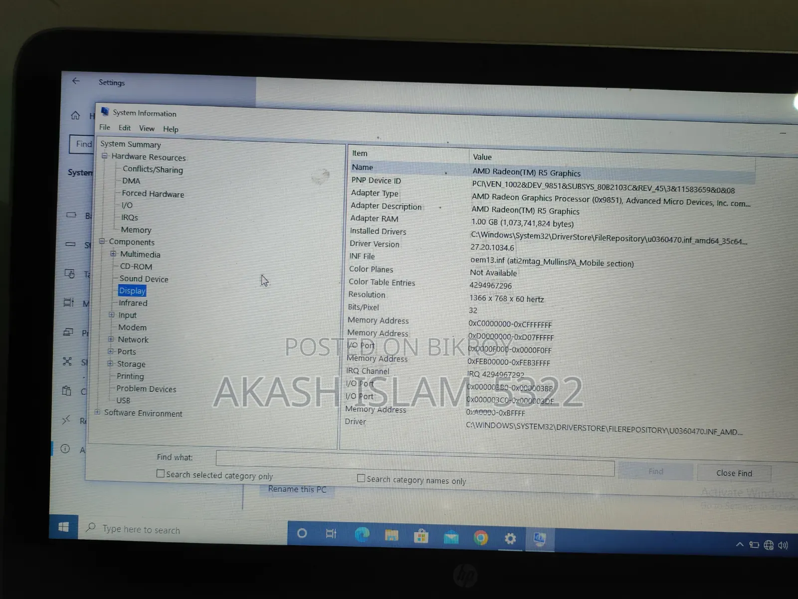 Laptop HP Pavilion X360 13t 8GB AMD A8 HDD+SSD 750GB