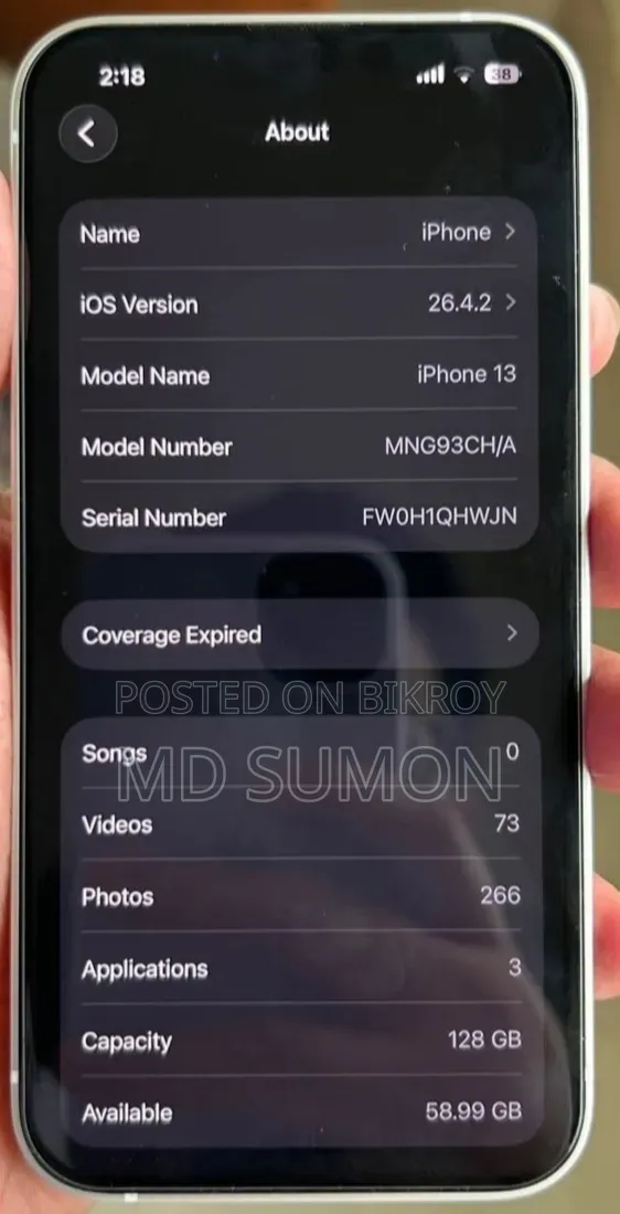 Apple iPhone 13 128 GB White