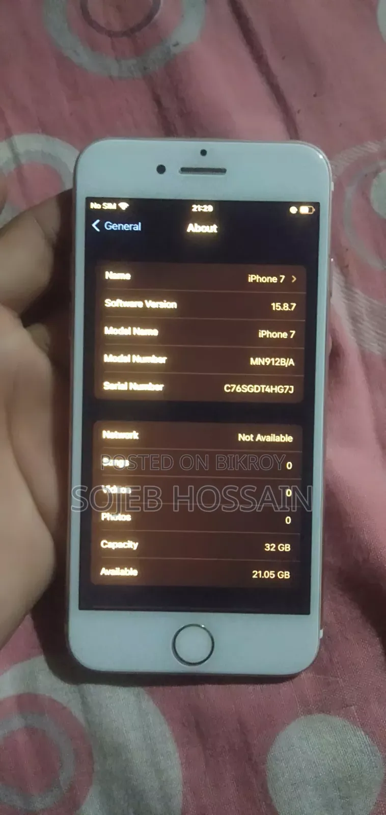 Apple iPhone 7 128 GB Gold