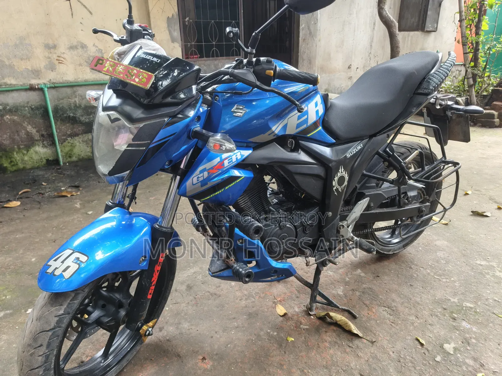 Suzuki Gixxer Monotone 2017 Blue