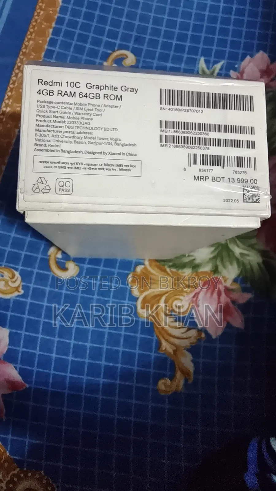 Xiaomi Redmi 10C 64 GB Black