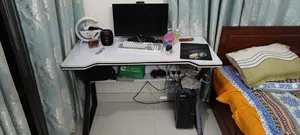 Premium White Desktop Computer Table – 48 Inches