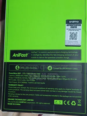 Oraimo Original 20000mAh Powerbank