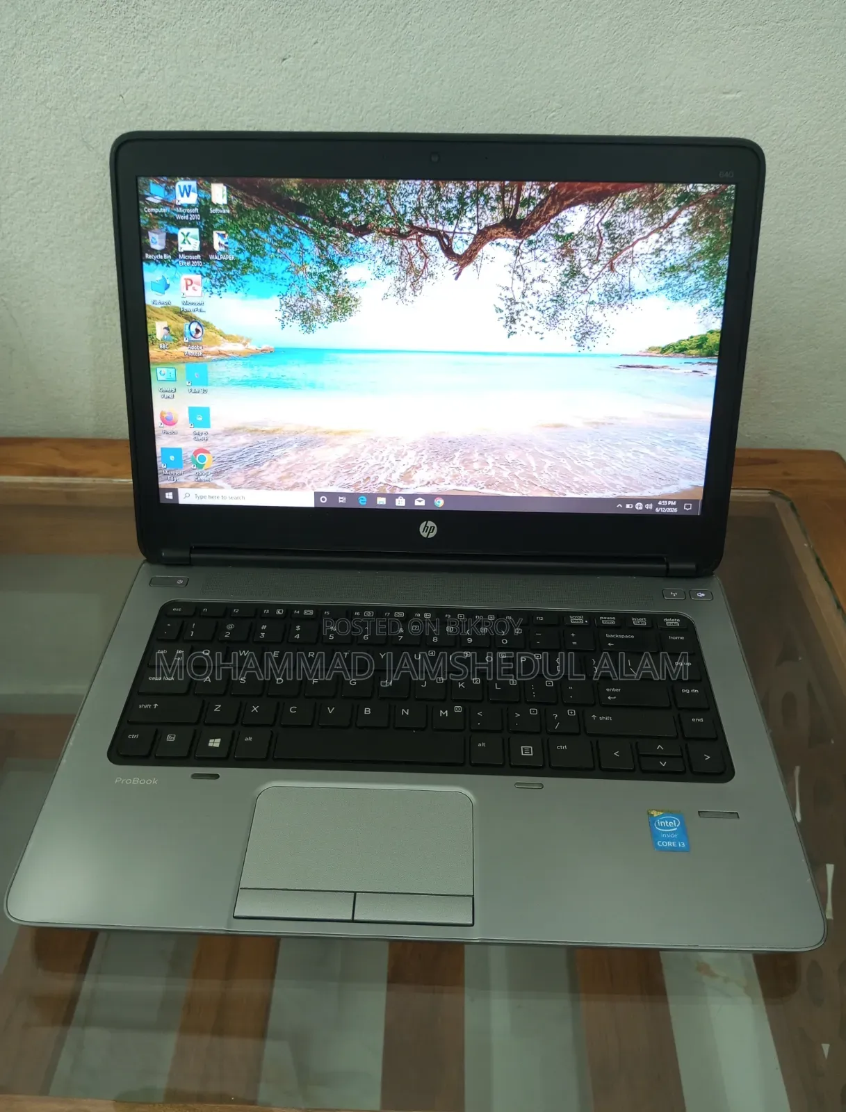Laptop HP ProBook 640 G1 8GB Intel Core i3 SSD 500GB