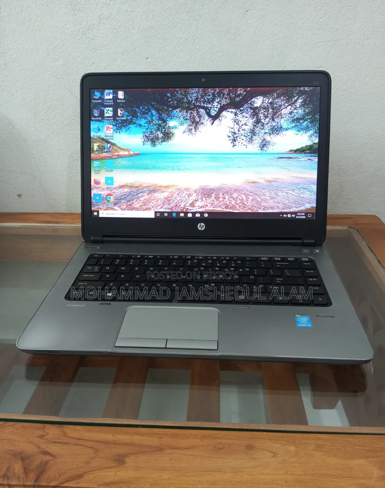 Laptop HP ProBook 640 G1 8GB Intel Core i3 SSD 500GB