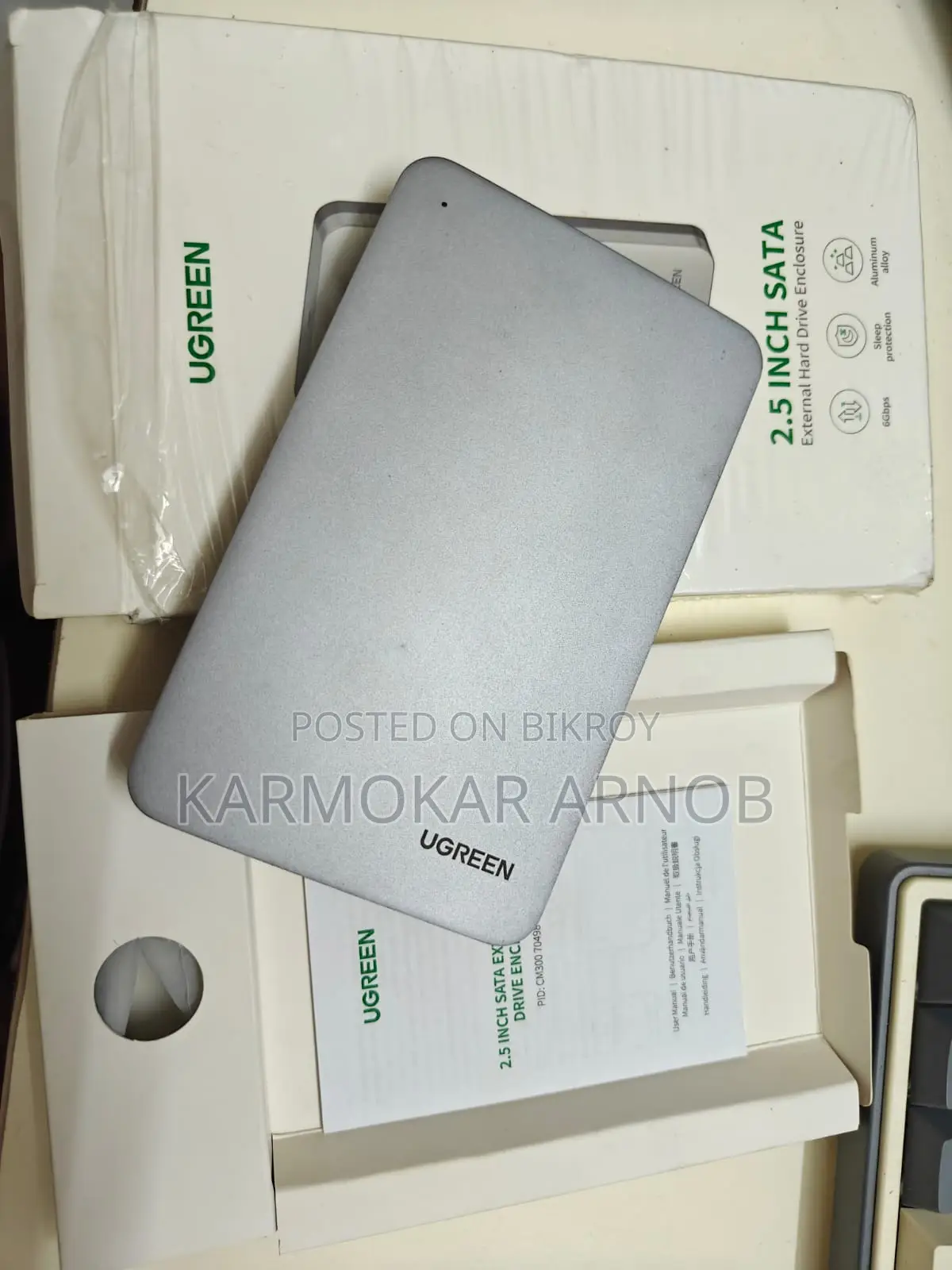 2.5 Inch Sata External Hard Drive Enclosure, Cm 300