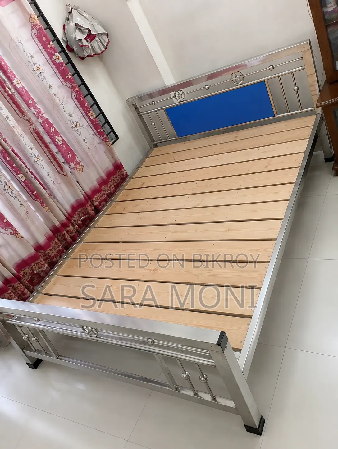 Stainless Steel Double Bed