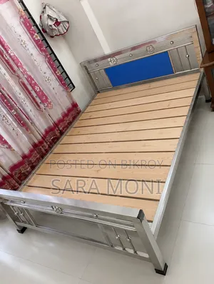 Stainless Steel Double Bed