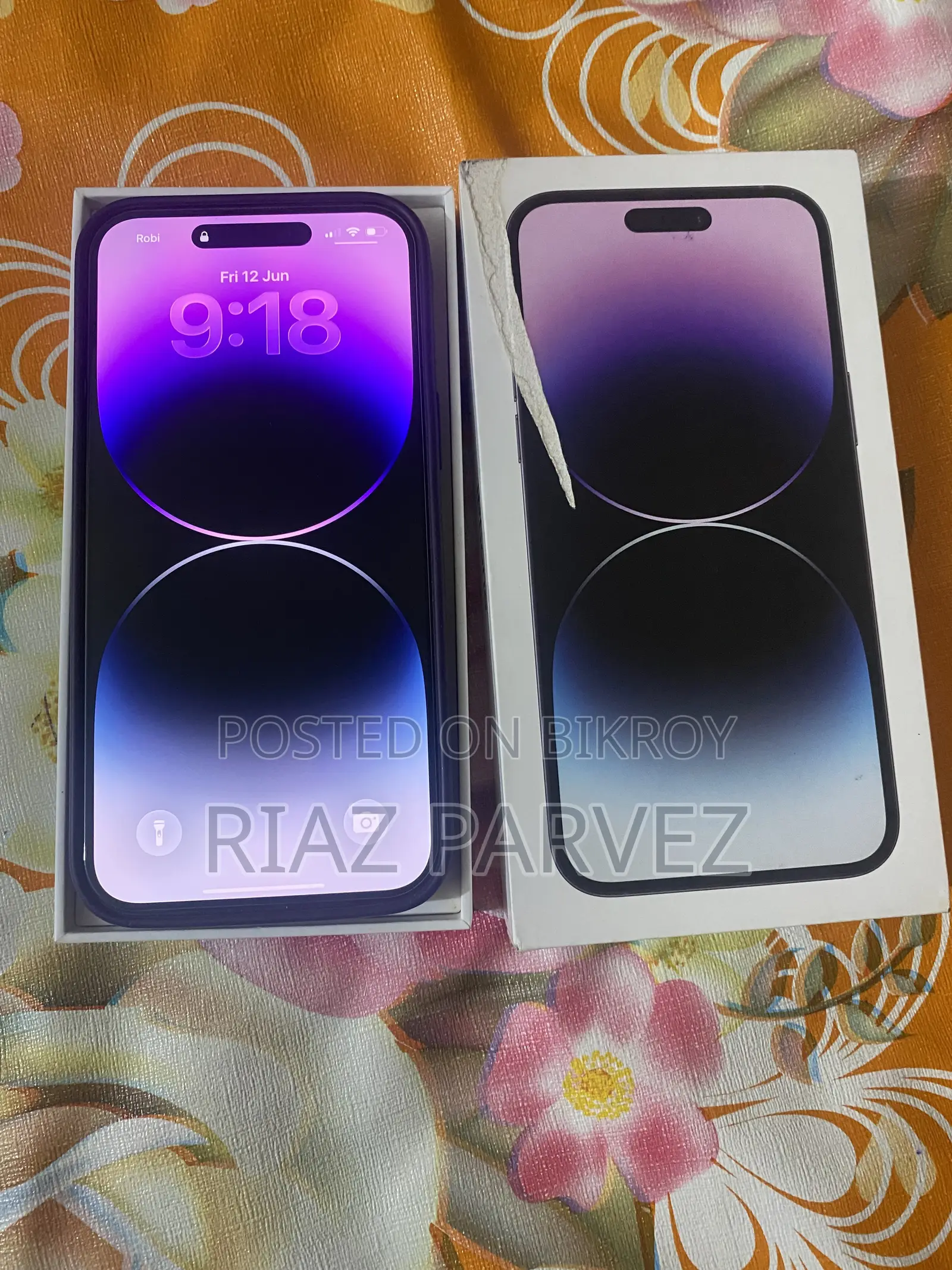 অ্যাপল আইফোন ১৪ প্রো ম্যাক্স ২৫৬ জিবি পার্পল