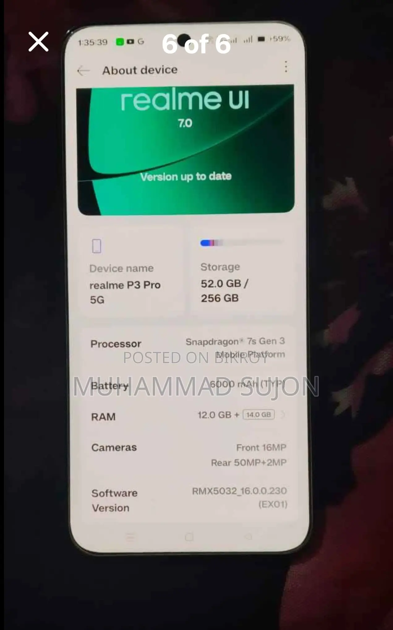 Realme P4 Pro 256 GB White