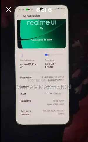Realme P4 Pro 256 GB White