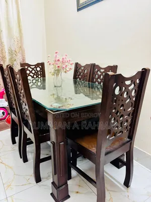 Dining Table (With 6 Chairs)