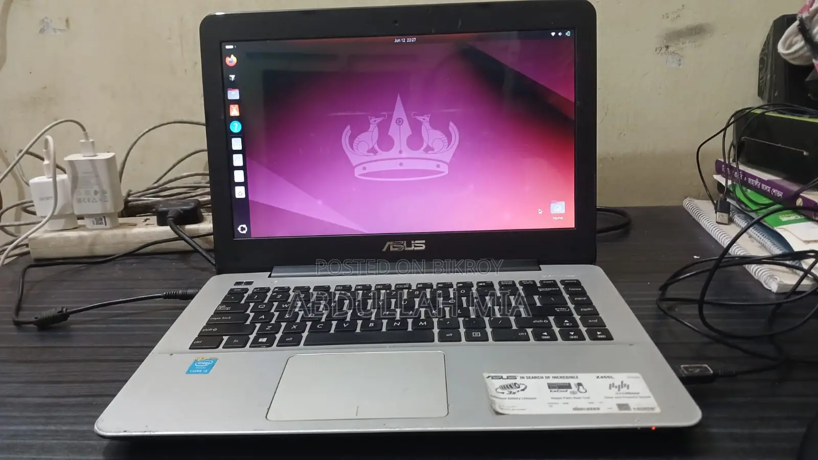 Laptop Asus X455LA 8GB Intel Core I3 HDD+SSD 1T