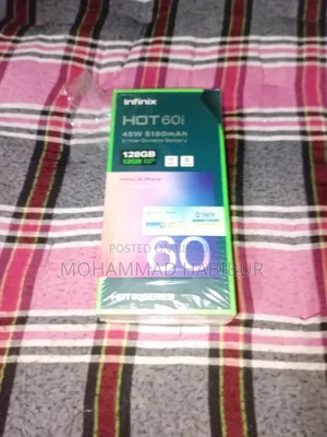 ইনফিনিক্স হট ৬০আই ১২৮ জিবি ব্ল্যাক