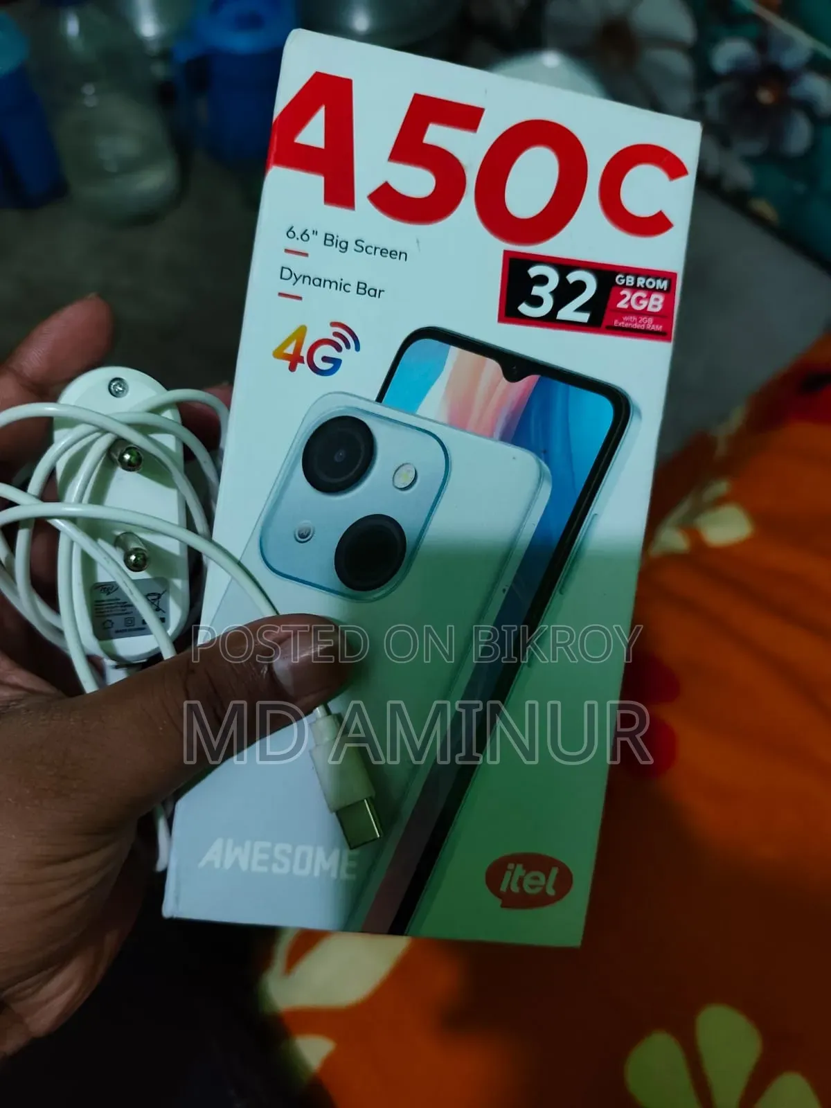 Itel A50C 32 GB Black