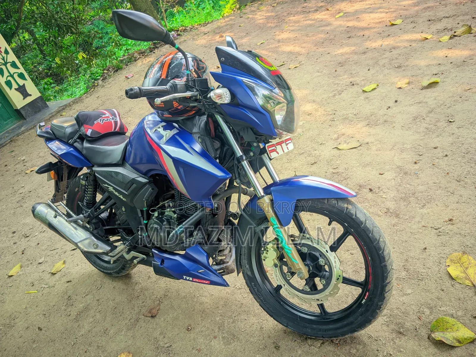TVS Apache RTR 160 2V 2022 Blue
