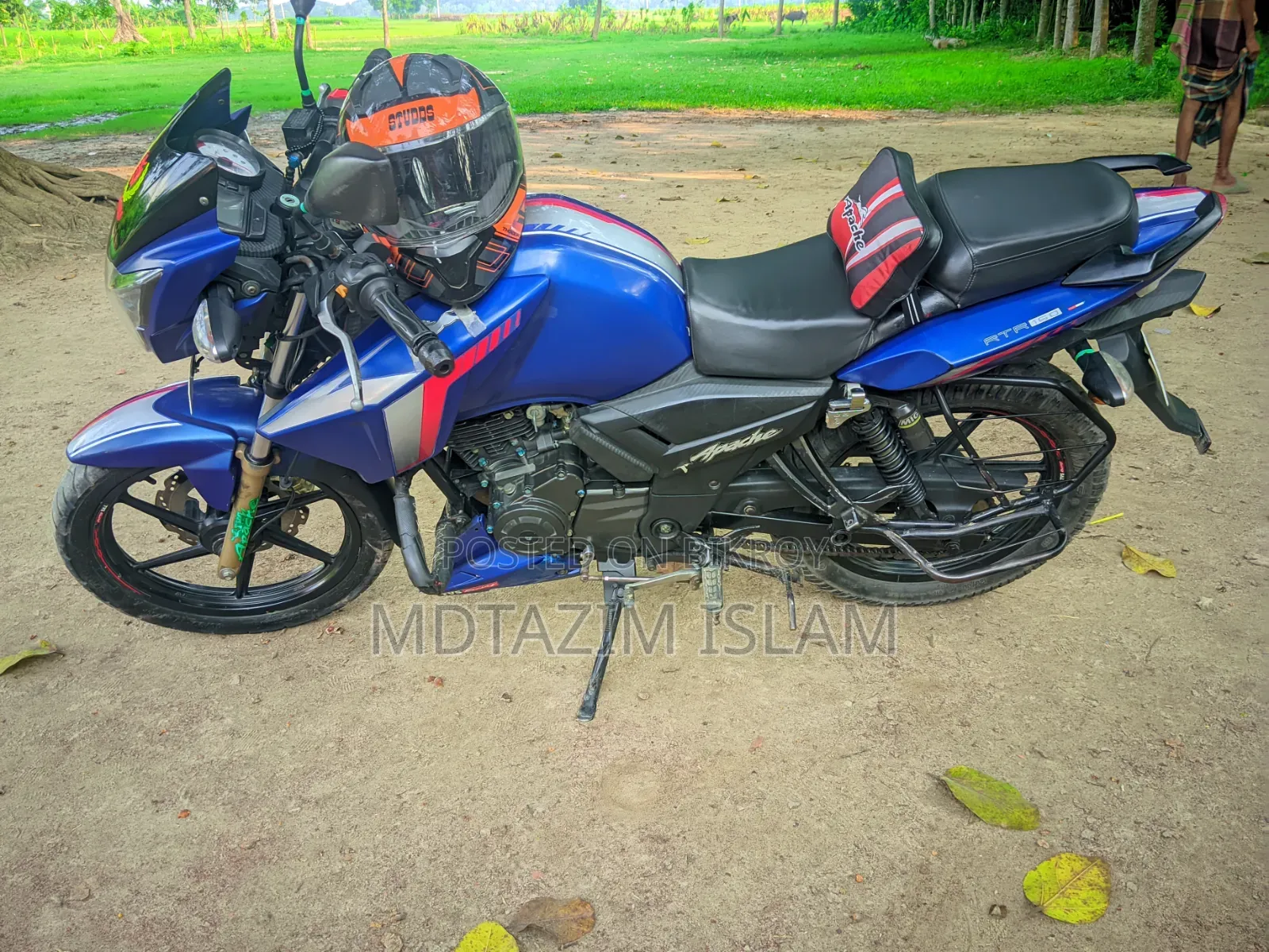 TVS Apache RTR 160 2V 2022 Blue