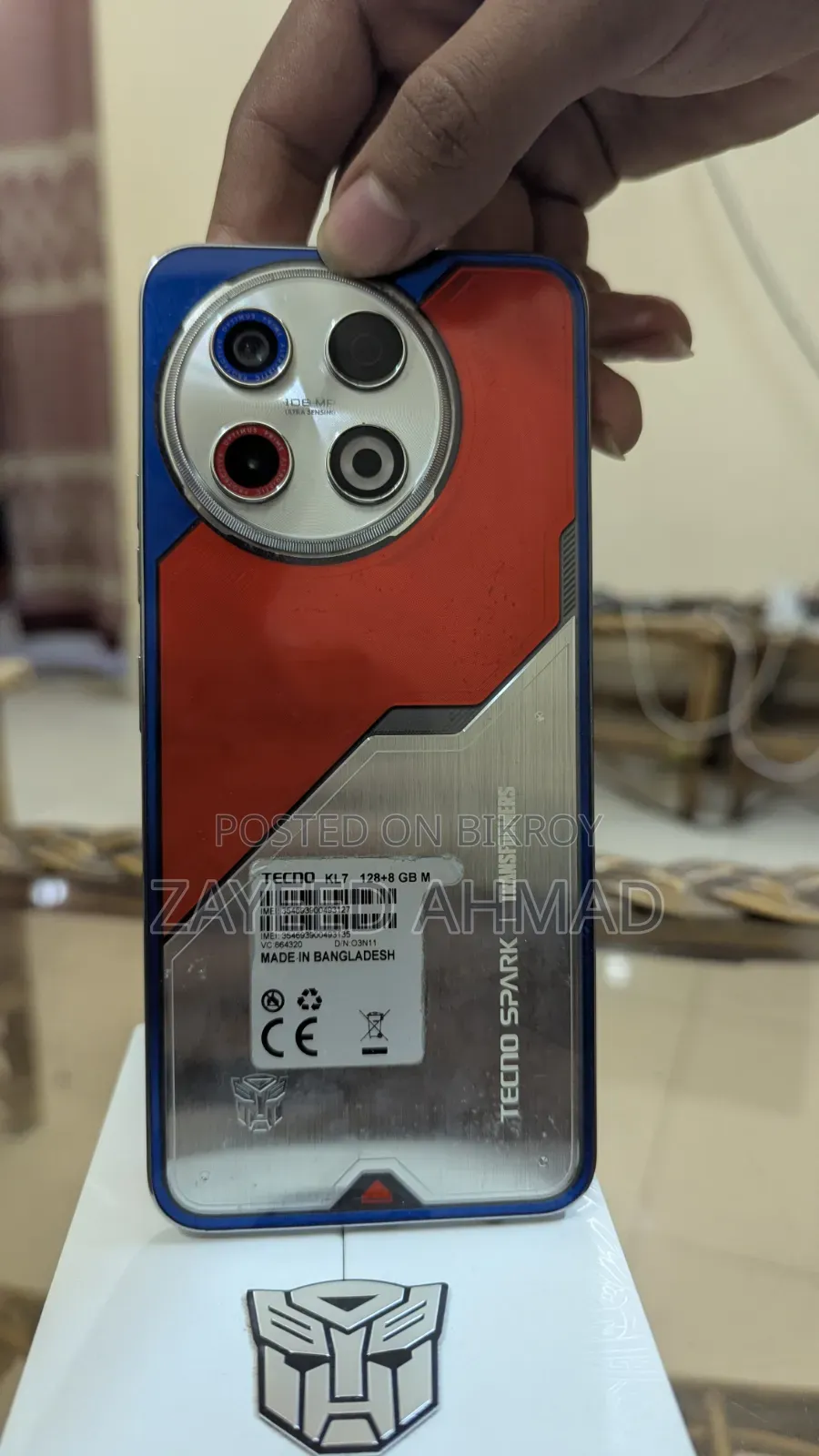 Tecno Spark 30 Pro 256 GB Red