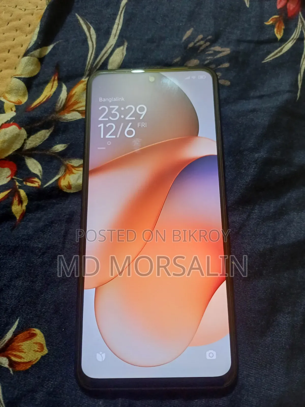 শাওমি রেডমি ১২ ১২৮ জিবি কালো