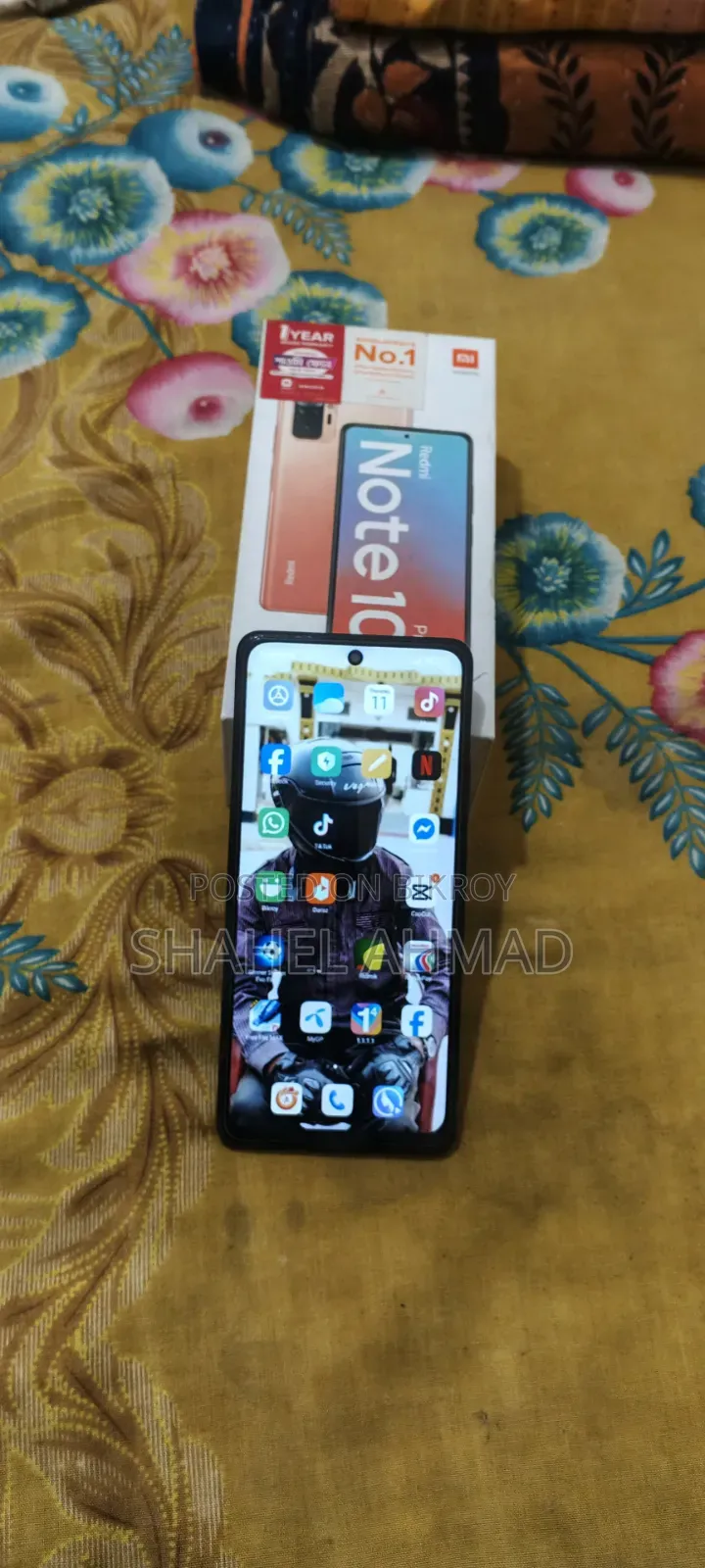 শাওমি রেডমি নোট ১০ প্রো ১২৮ জিবি নীল