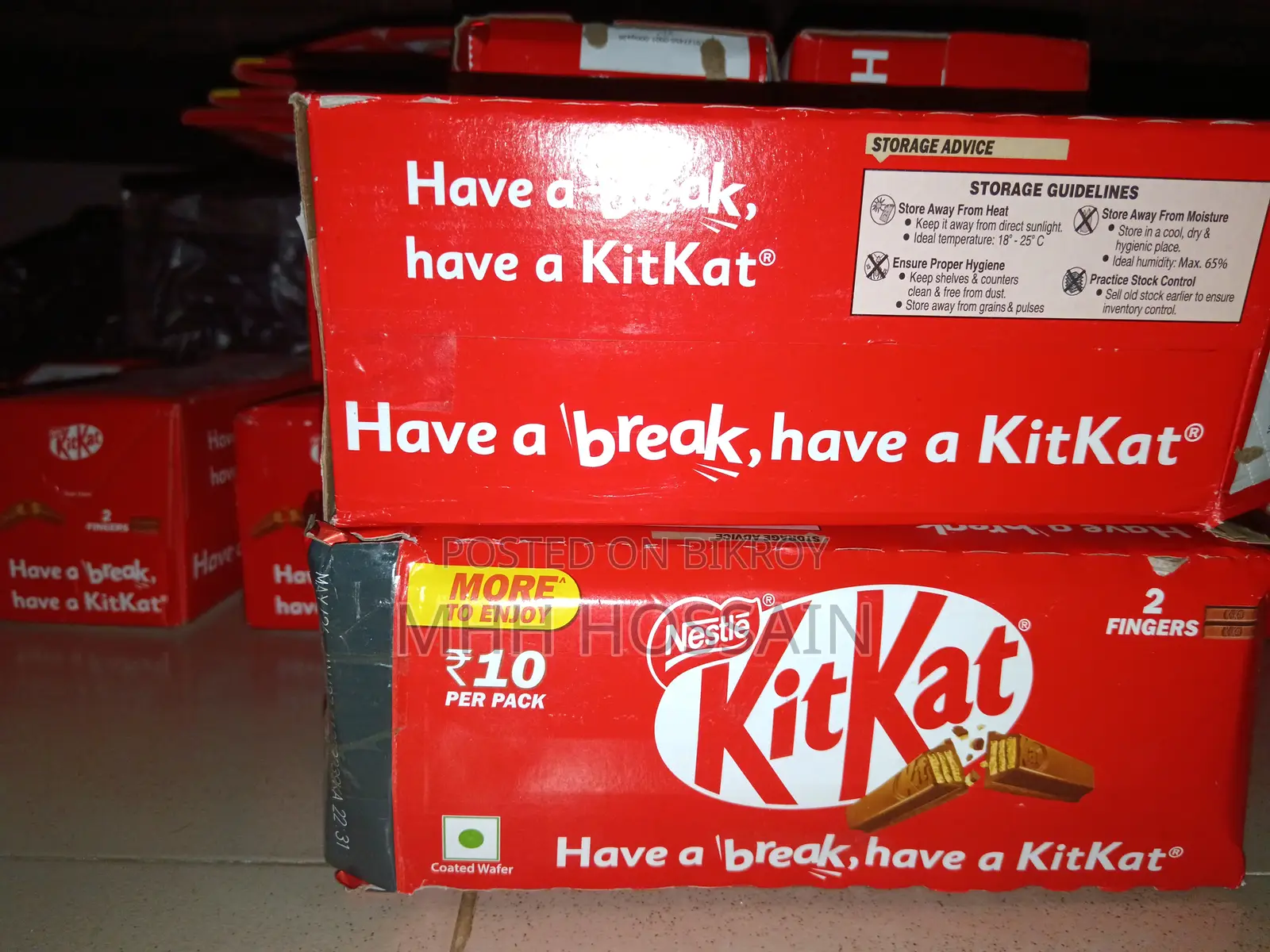 Kitkat Chocolate Boxes for Sale 30 Packs of Kitkat Available Add a De