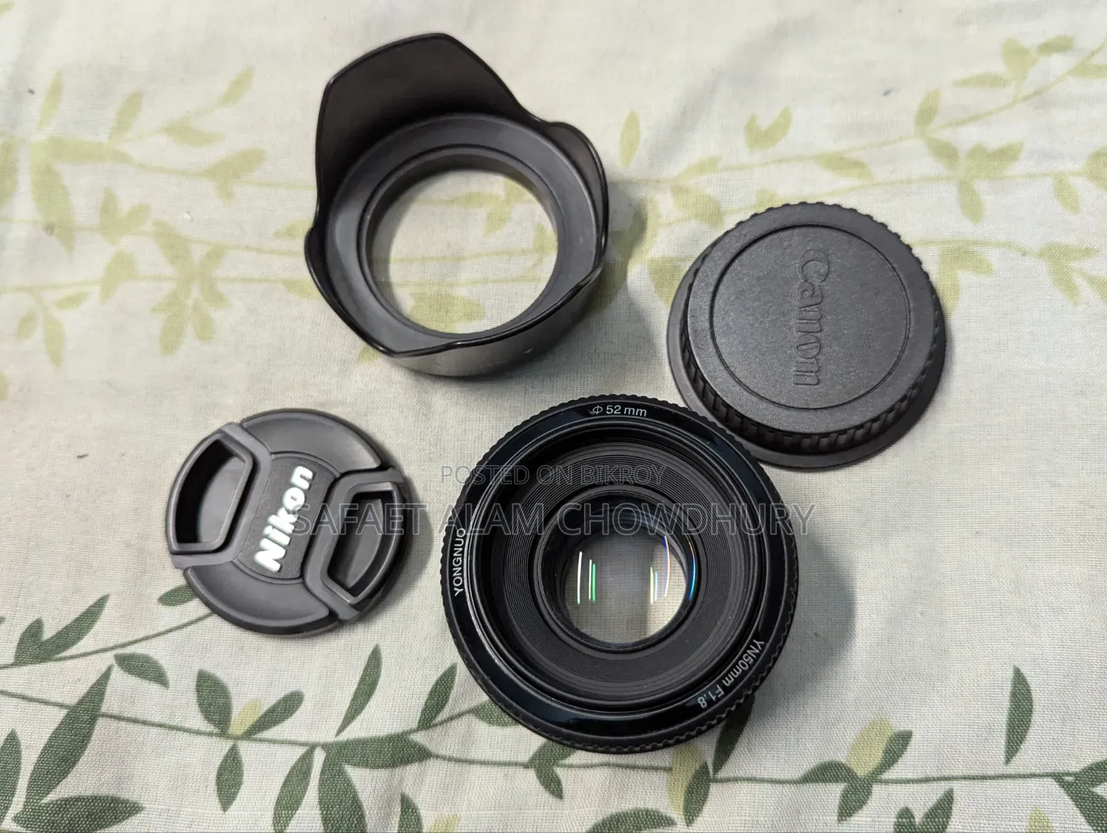 Canon 700d DSLR Camera (50mm Prime, 55-250mm Zoom Lens)
