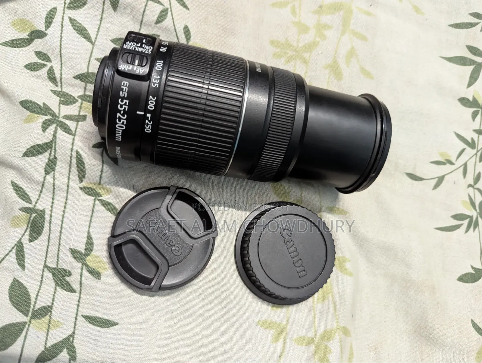 Canon 700d DSLR Camera (50mm Prime, 55-250mm Zoom Lens)