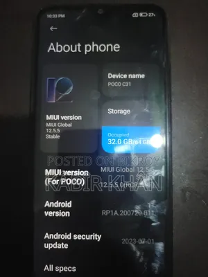Xiaomi Poco C40 64 GB Black