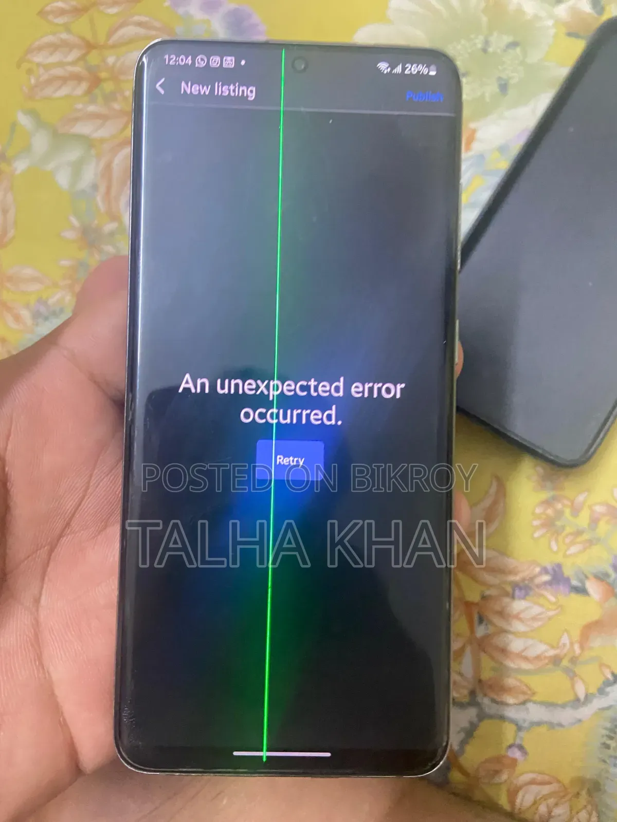 Samsung Galaxy S20 5G Uw 128 GB Black