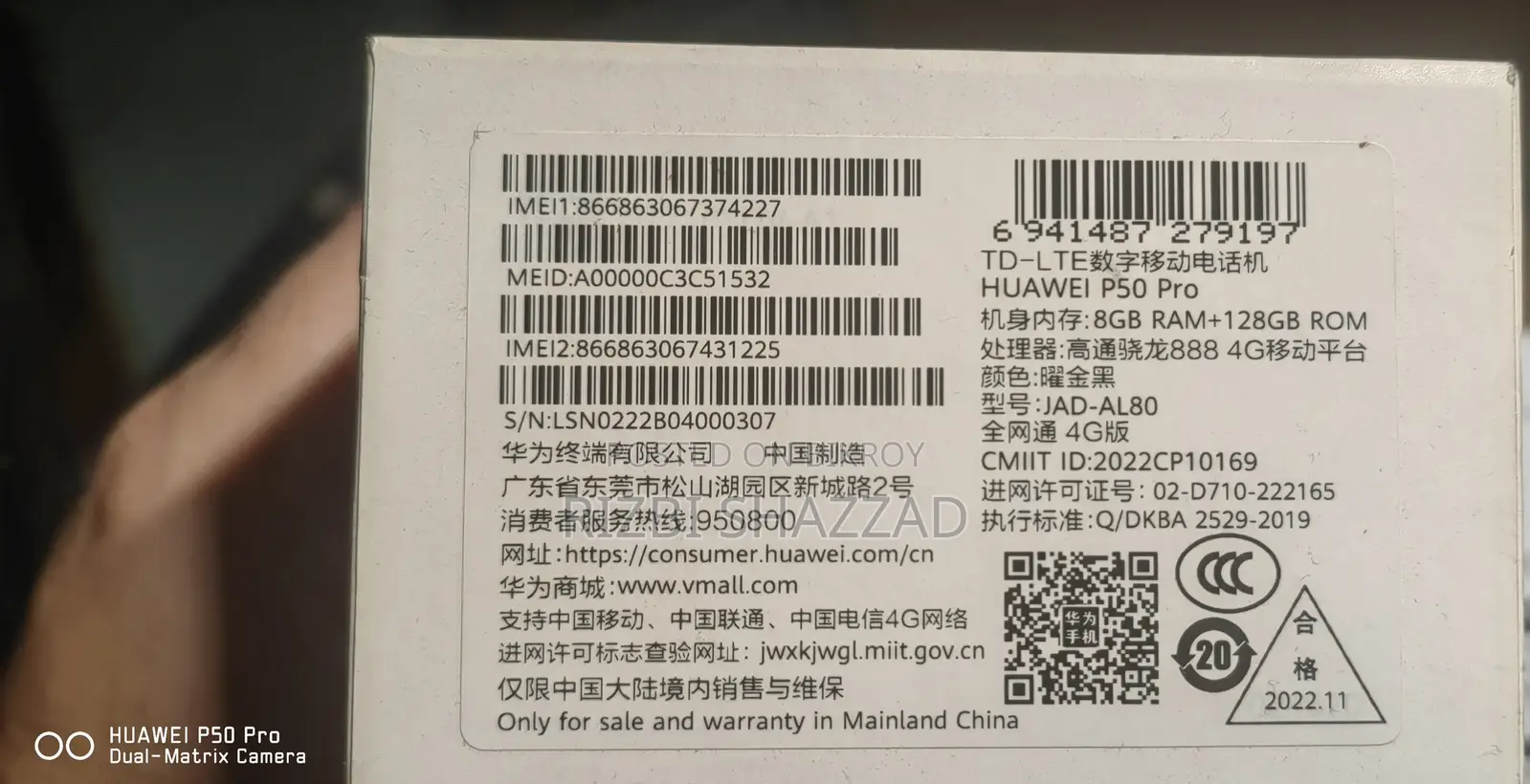 Huawei P50 Pro 128 GB Black