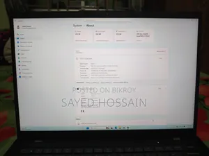 ল্যাপটপ লেনোভো থিংকপ্যাড এক্স১ কার্বন ১৬জিবি ইন্টেল কোর আই৫ এসএসডি ২৫৬জিবি