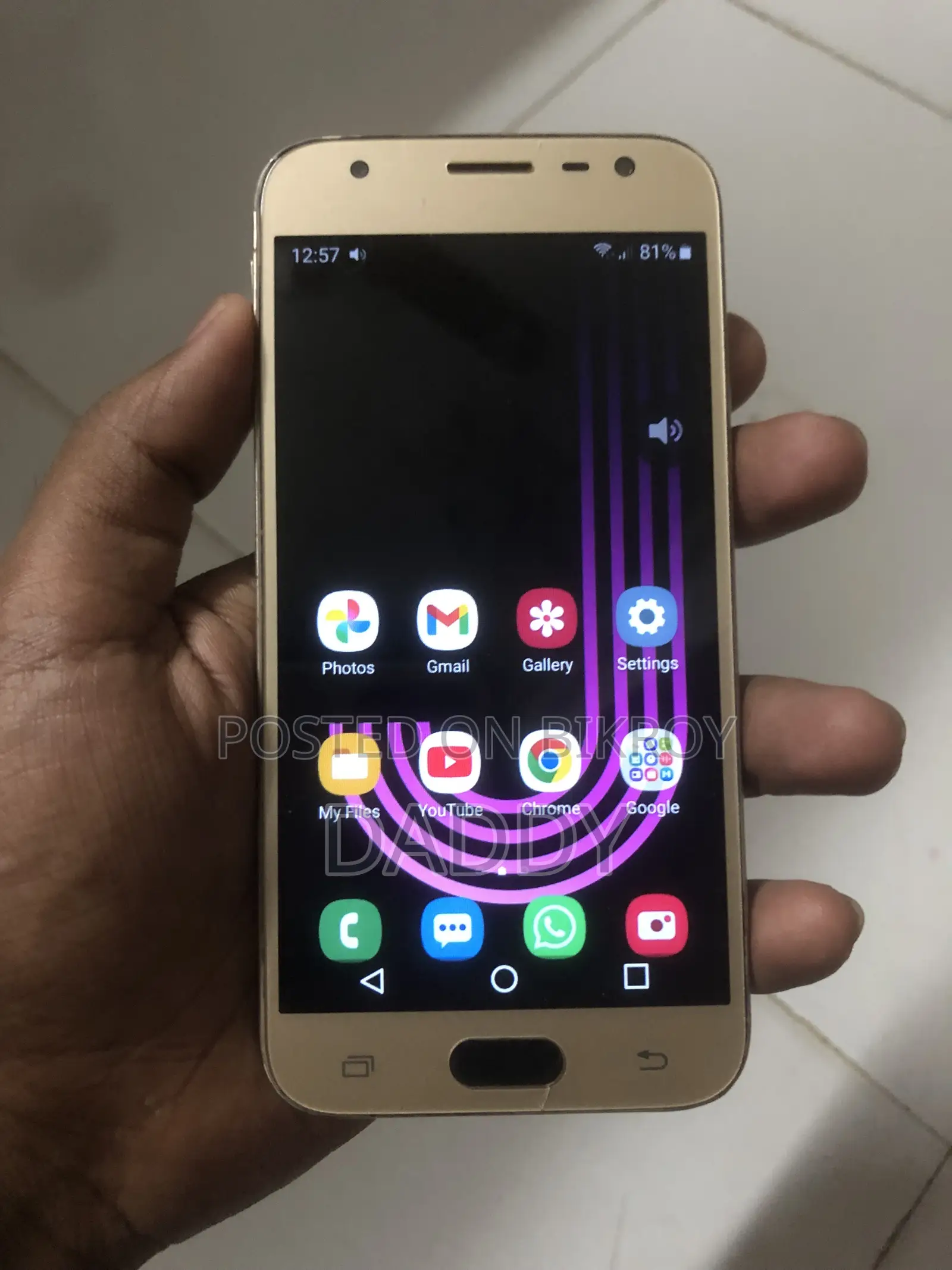 New Samsung Galaxy J3 Pro 16 GB Gold