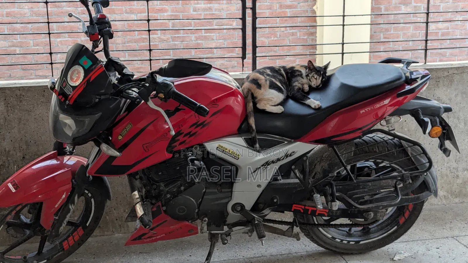 TVS Apache RTR 160 4V 2020 Red