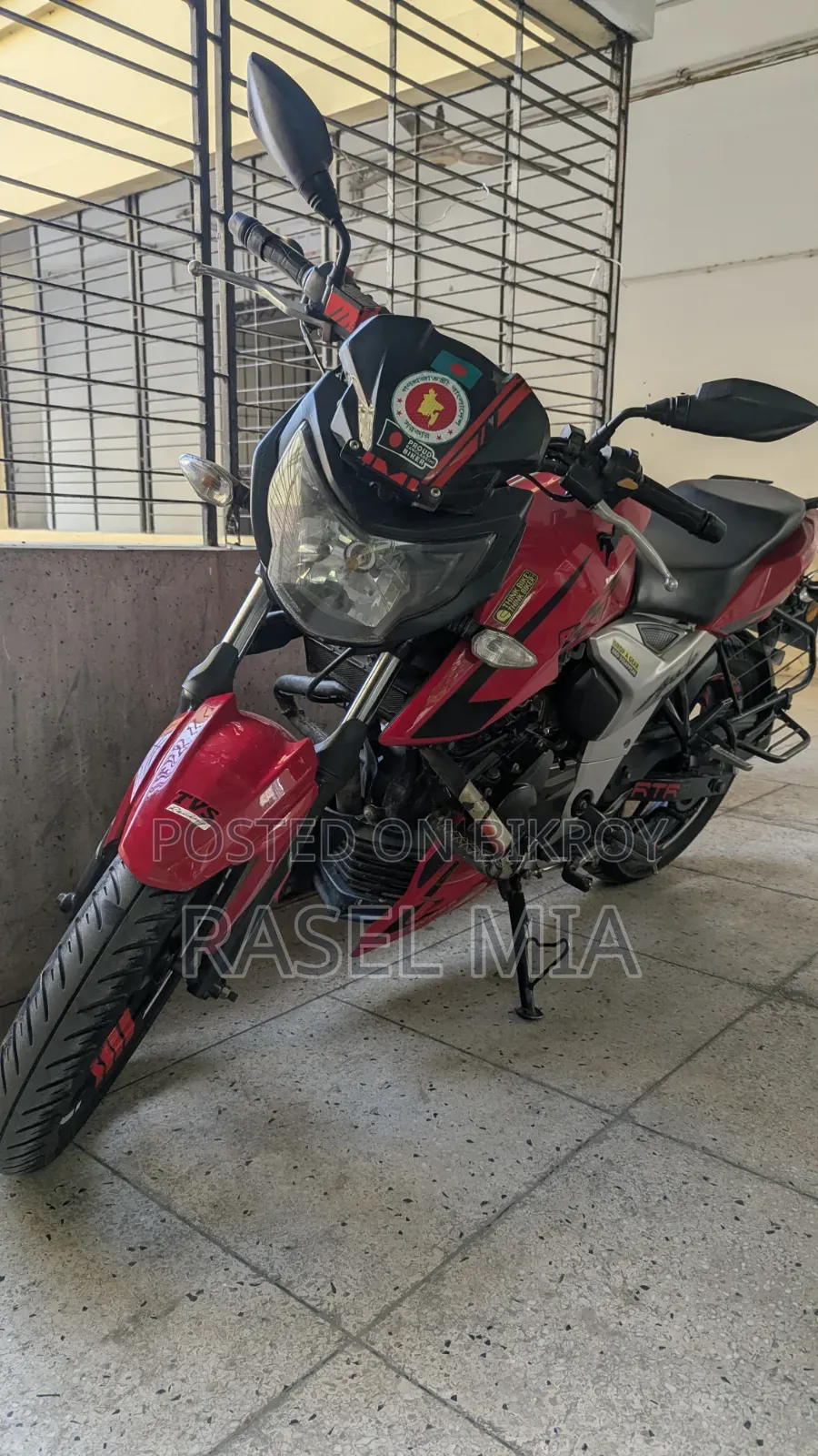TVS Apache RTR 160 4V 2020 Red