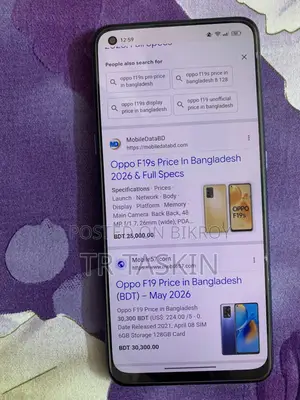 Oppo F19S 128 GB Blue
