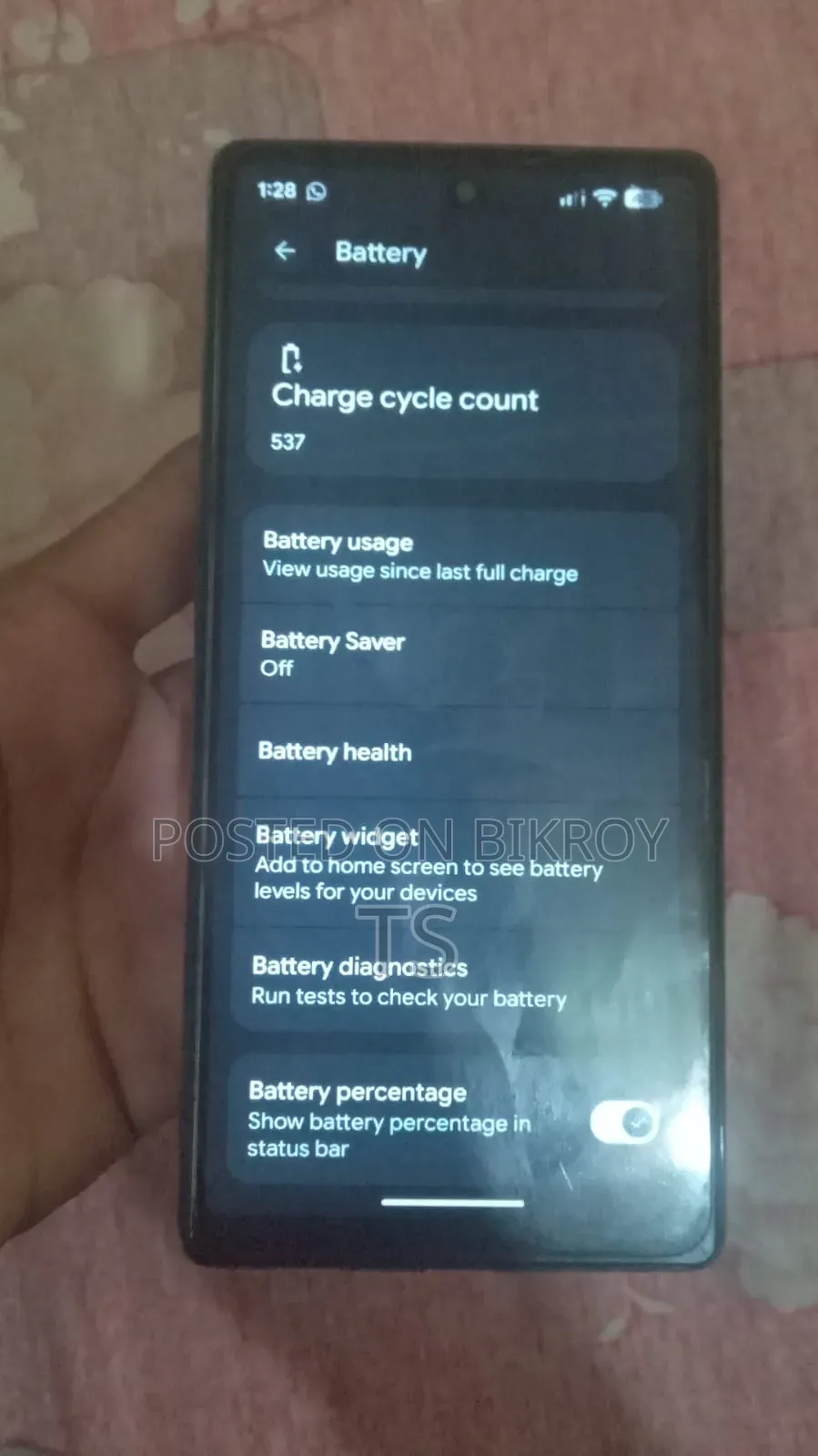 Google Pixel 6a 128 GB Black