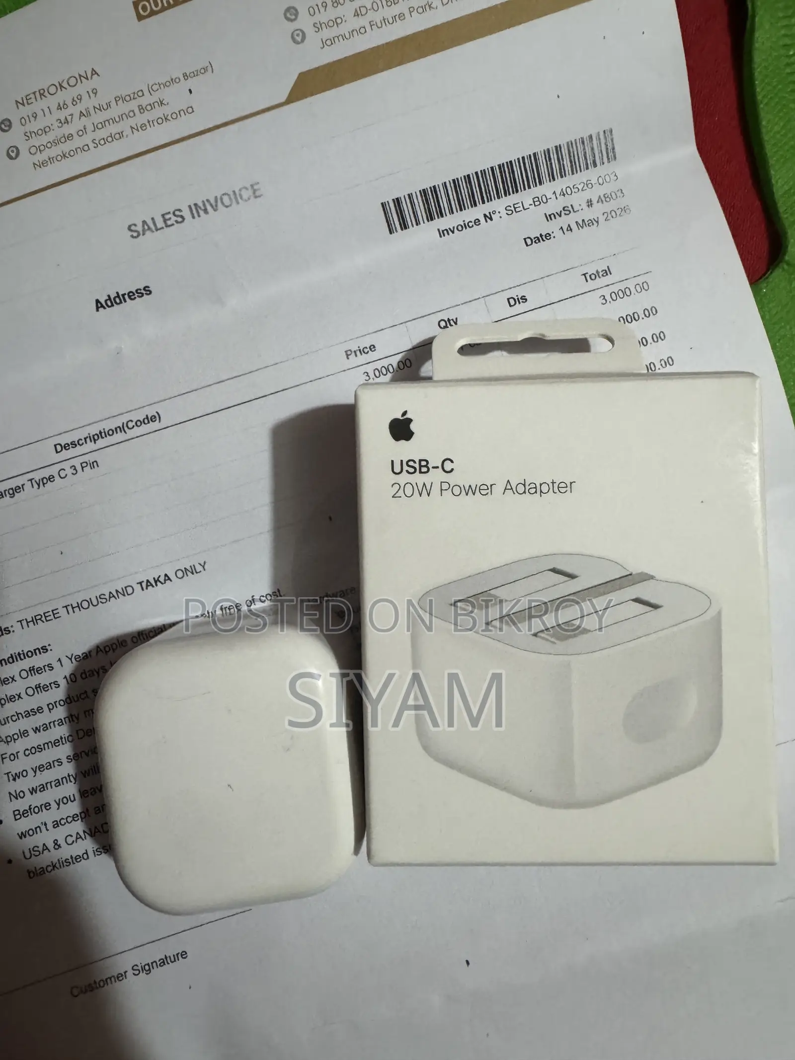 Apple 20w Charger Original