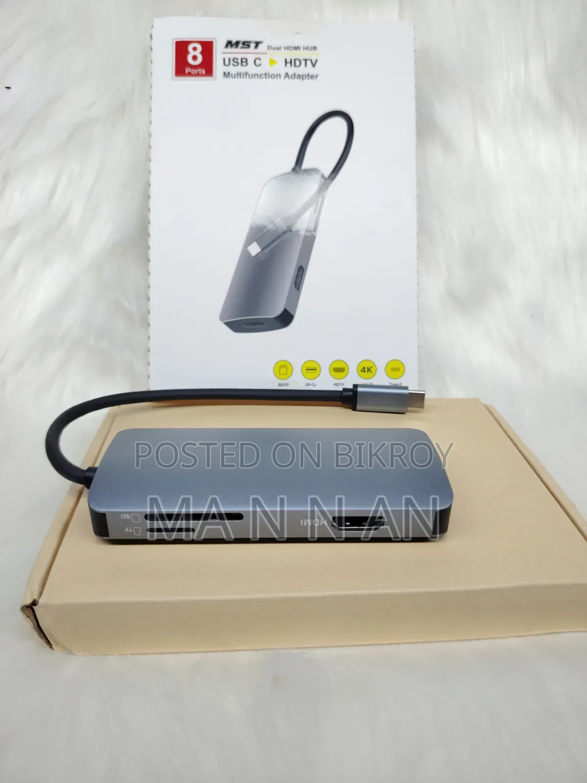 8 in 1 Type C Hub (Thunderbolt 3 Support)